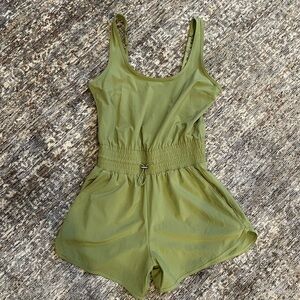 Abercrombie Olive Green Women’s Travel Romper with Pockets